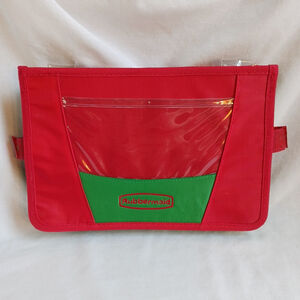 Vintage Holiday Rubbermaid File Storage Red and Green